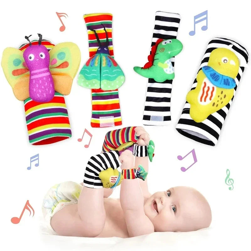 Baby Rattle Wrist Toys 0-12 Months