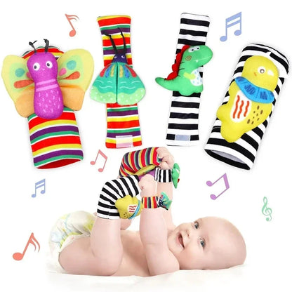 Baby Rattle Wrist Toys 0-12 Months