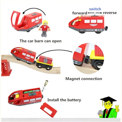 High-Speed Magnetic Electric Train Toy