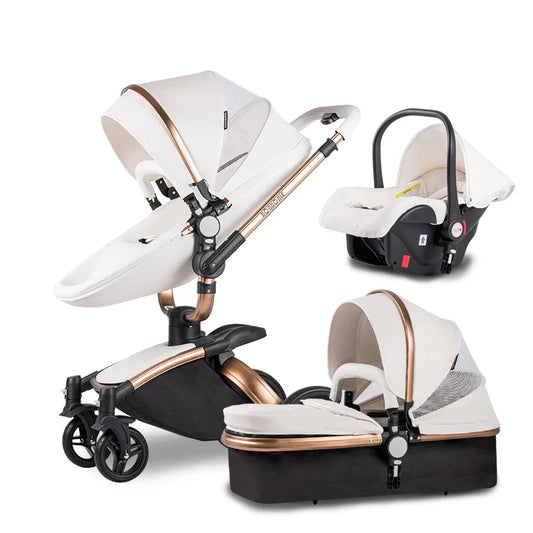 Poussette bébé de luxe 3 en 1