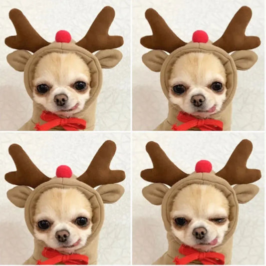 Funny Pet Elk Costume for Small Dogs