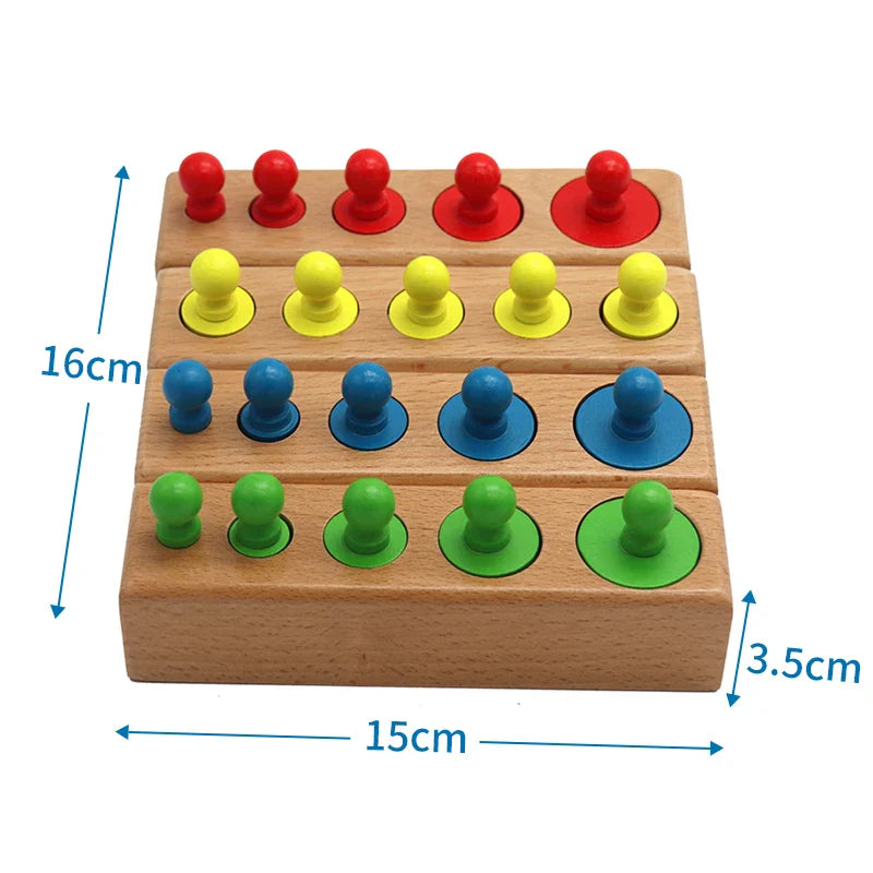 Montessori Cylinder Socket Puzzles