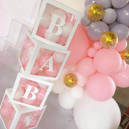 Transparent Balloon Box Baby Shower Decor