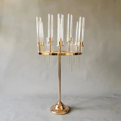 Metal Candlestick Holders Set