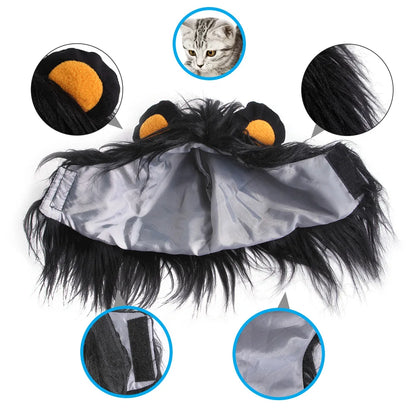 Lion Headgear Pet Halloween Costume