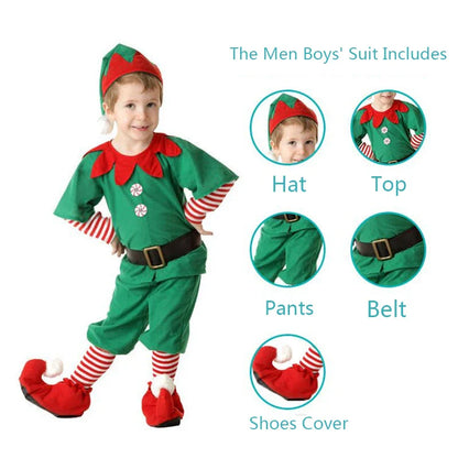 Christmas Elf Costume Set - Family Matching Outfits