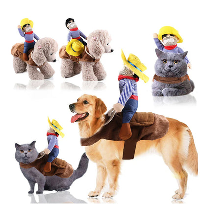 Halloween Party Dog Cowboy Costume