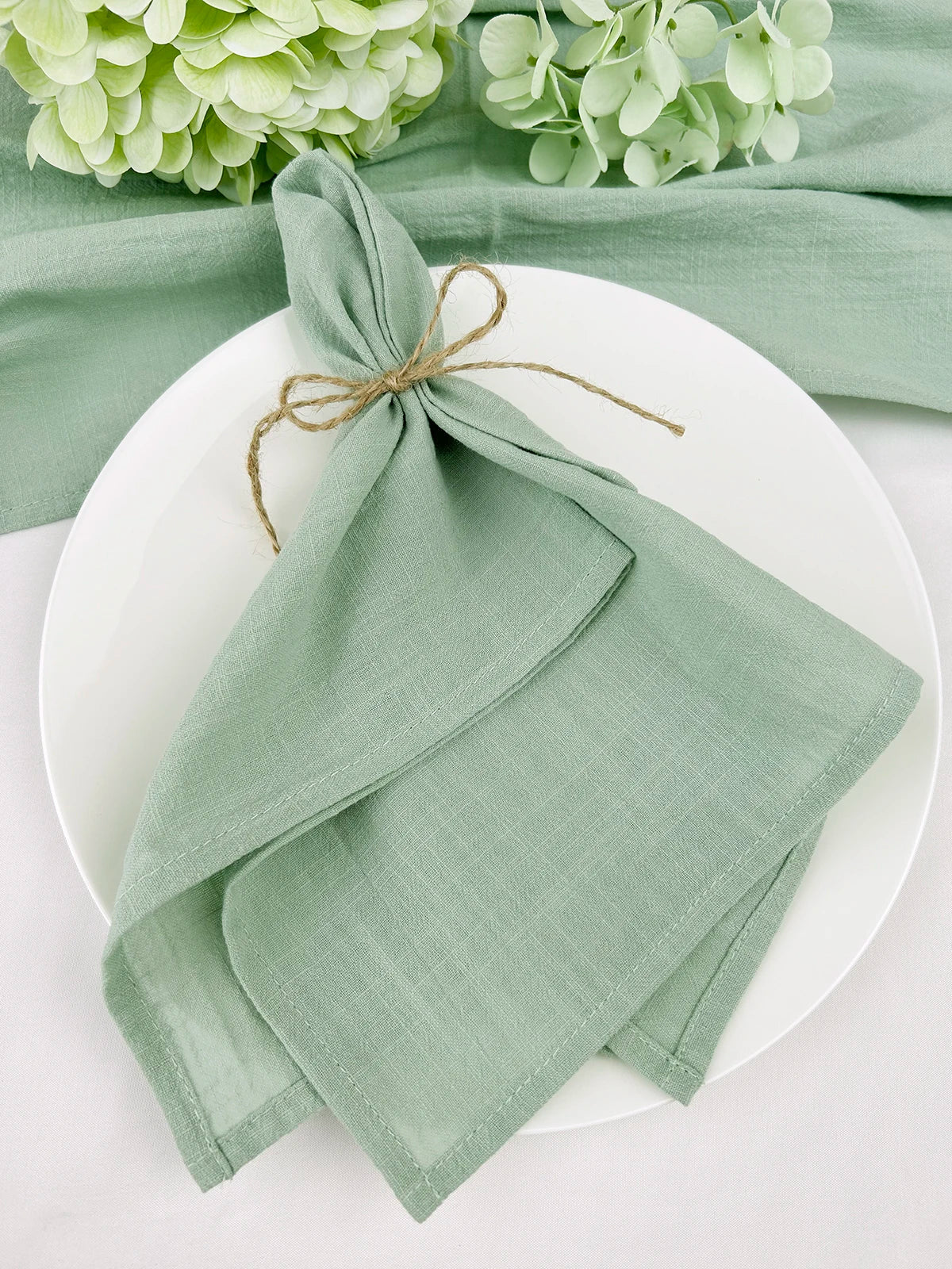 Rustic Blue Cotton Napkin Set