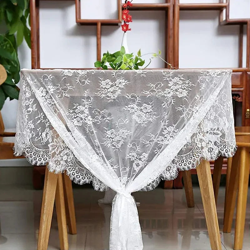 Rustic Wedding Lace Tablecloth