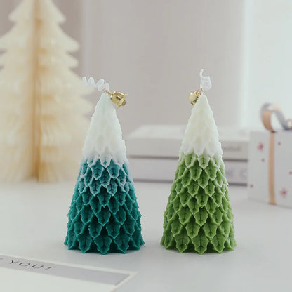 Christmas Tree Scented Candles - Handmade Decorations