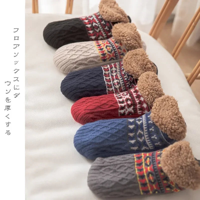 Winter Warm Non-slip Woolen Socks