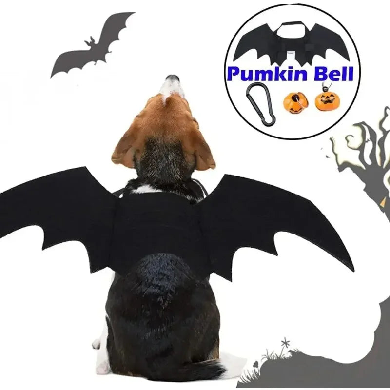 Dog Halloween Bat Wings Costume