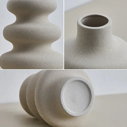 Modern Ceramic Frosted Flower Vase