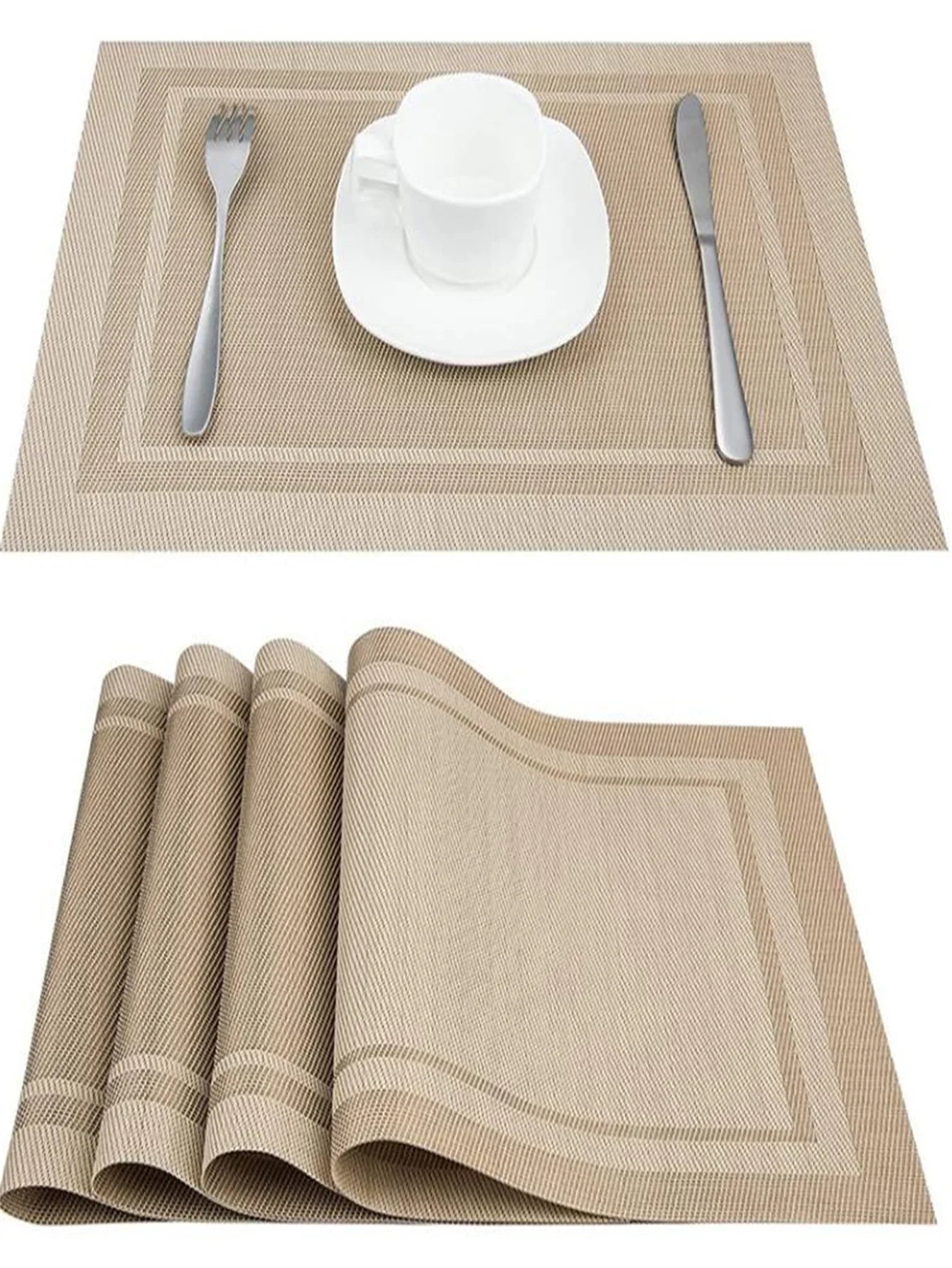 Chinese Style Double Frame Table Mat Set