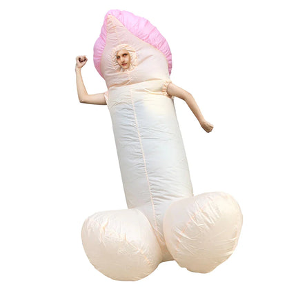 Adult Inflatable Penis Costume - Sexy Funny Party Dress