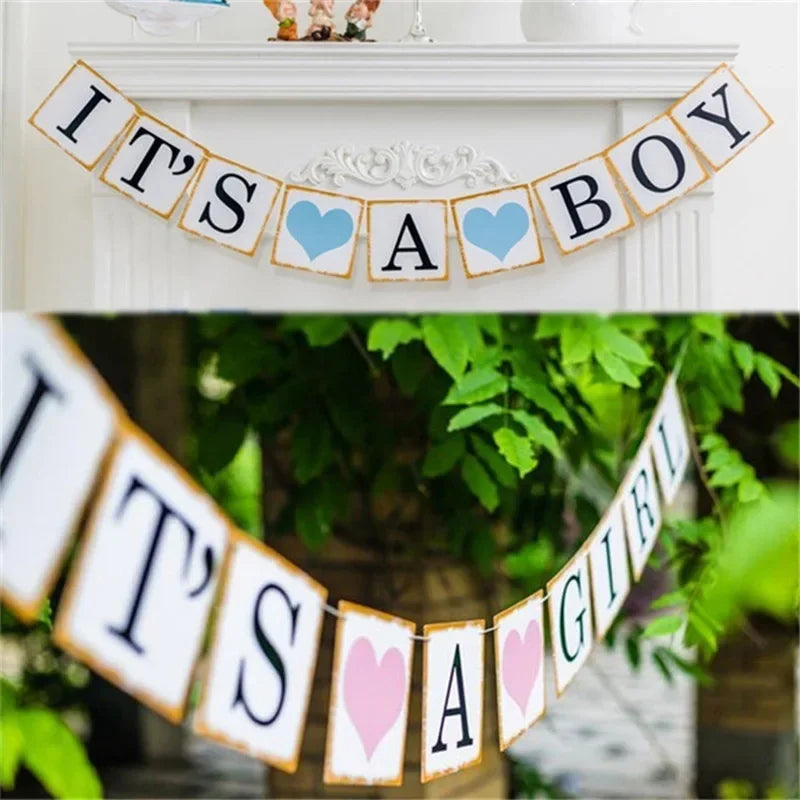 Baby Gender Reveal Party Set