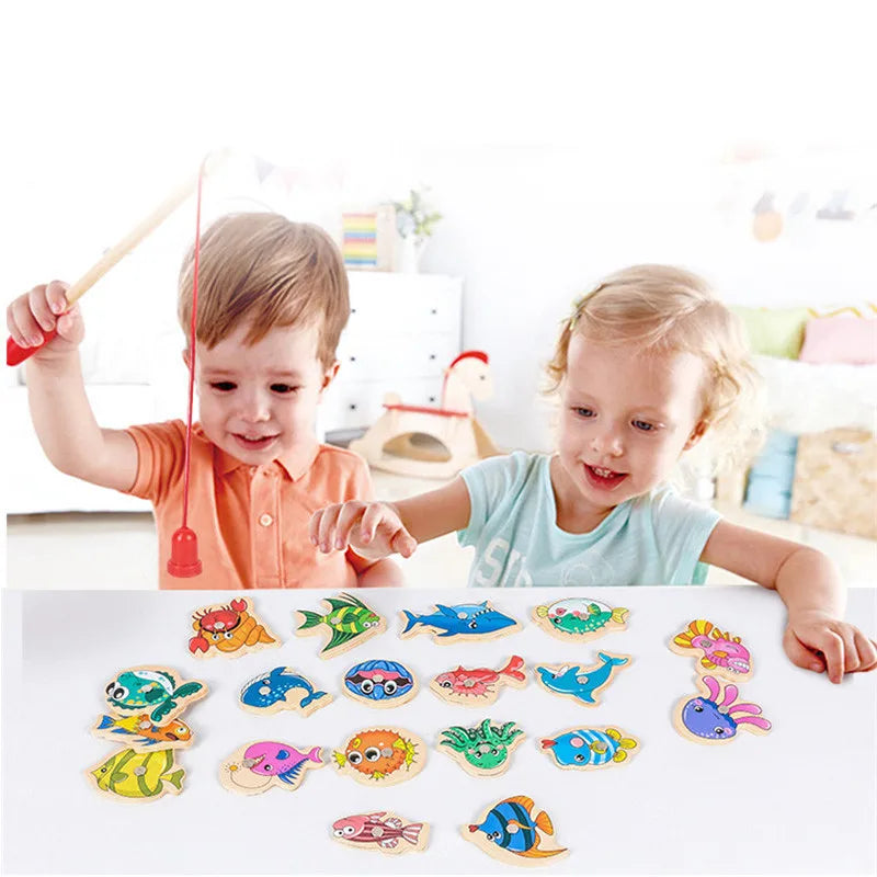 Montessori Magnetic Fishing Toys