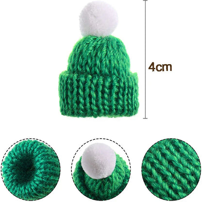 Mini Knitting Hats Christmas Ornaments