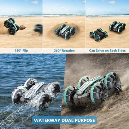 Amphibious RC Car Stunt Vehicle