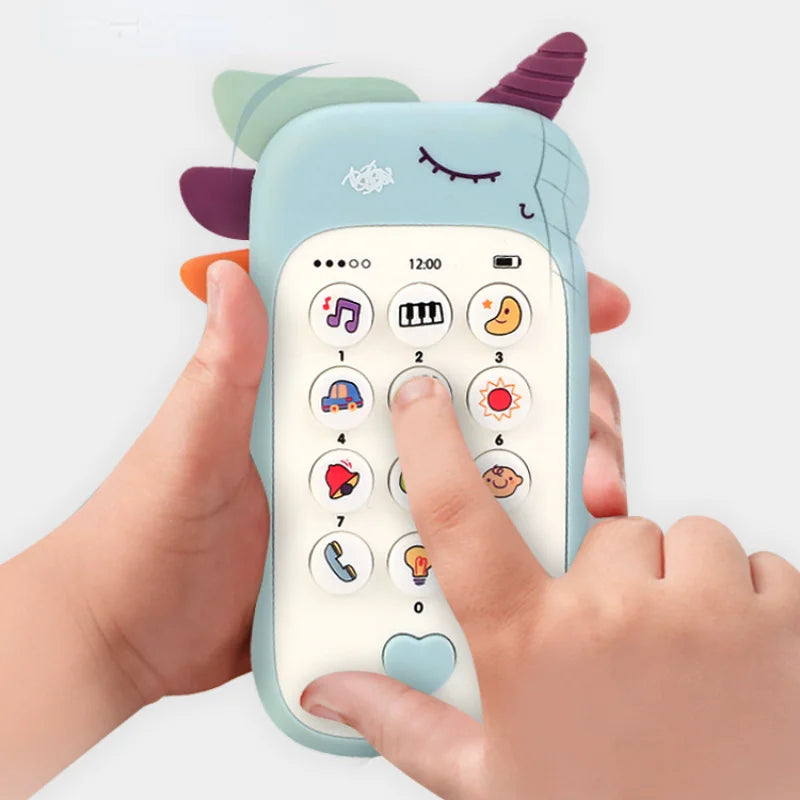 Baby Music Phone Toy with Teether