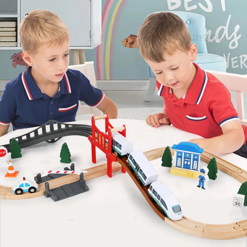 High-Speed Magnetic Electric Train Toy