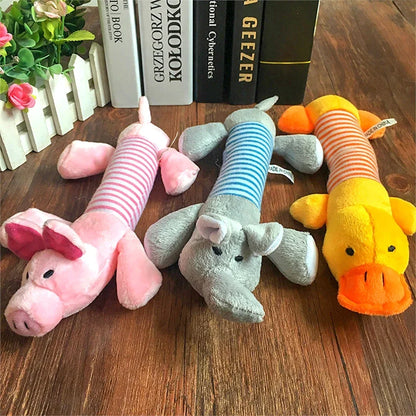 Funny Squeak Plush Dog Toy - Durable & Cute