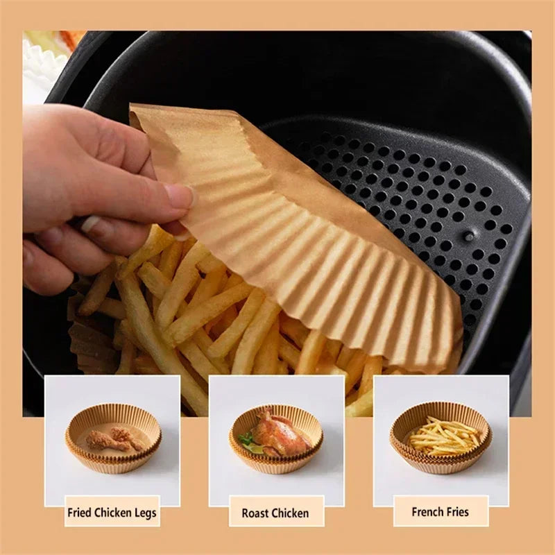 50Pcs Air Fryer Oil-Proof Liners