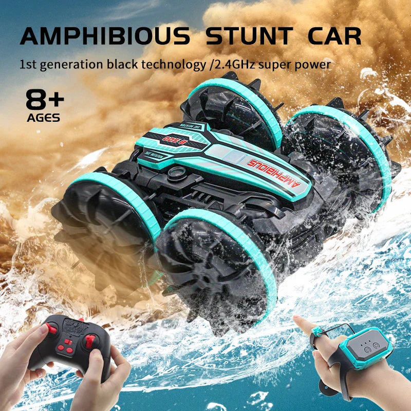 Amphibious RC Car Stunt Vehicle