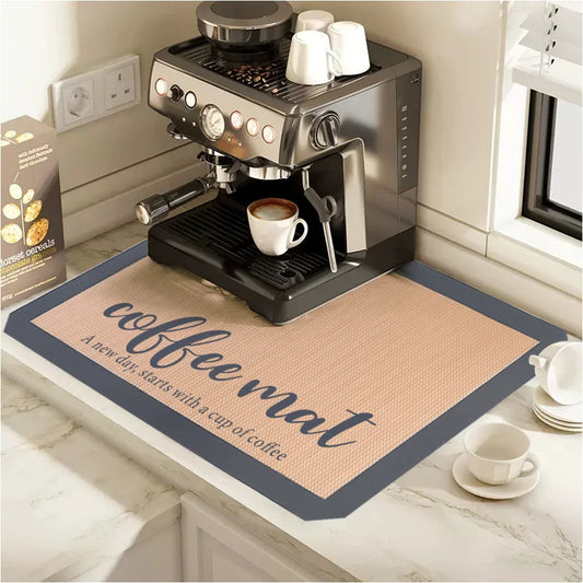 Silicone Coffee Maker Mat - Countertop & Coffee Bar Accessories