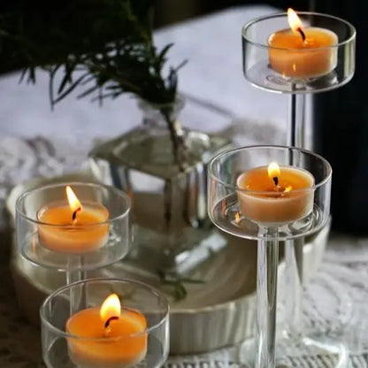 Crystal Tealight Candle Holders Set