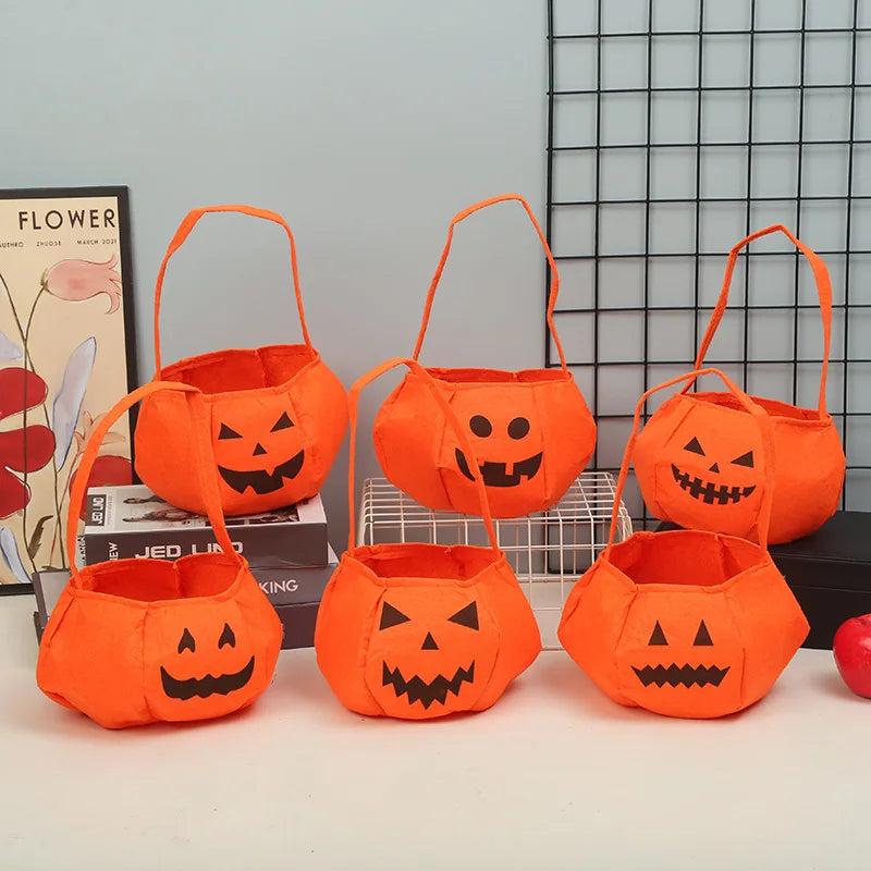 Happy Halloween Pumpkin Candy Bag