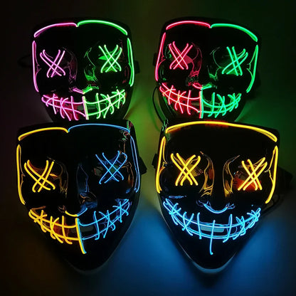 Glowing Halloween LED Mask