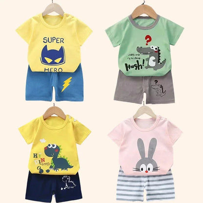 2PCS Children's T-shirt & Shorts Set