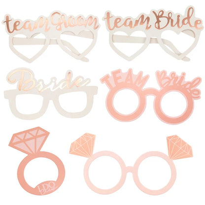 Team Bride Paper Photo Booth Props