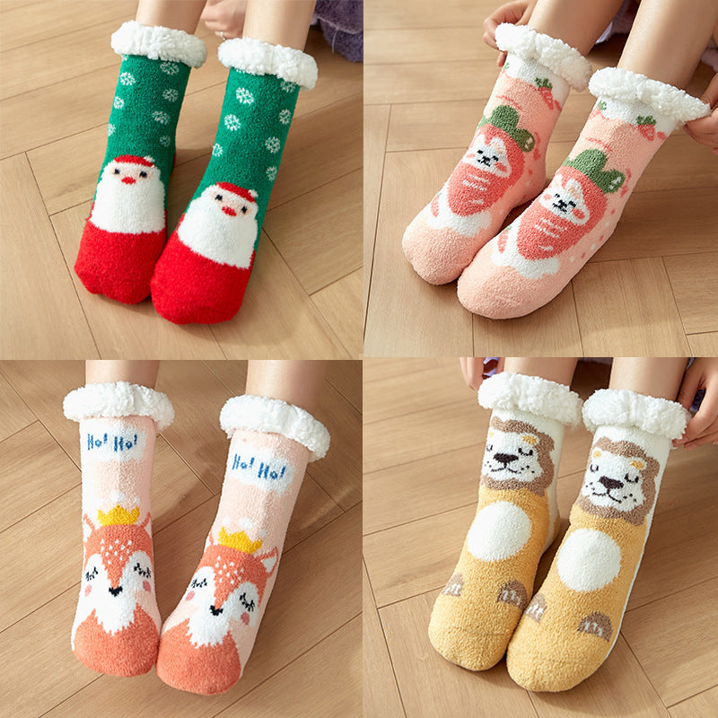 Cozy Christmas Children's Floor Socks