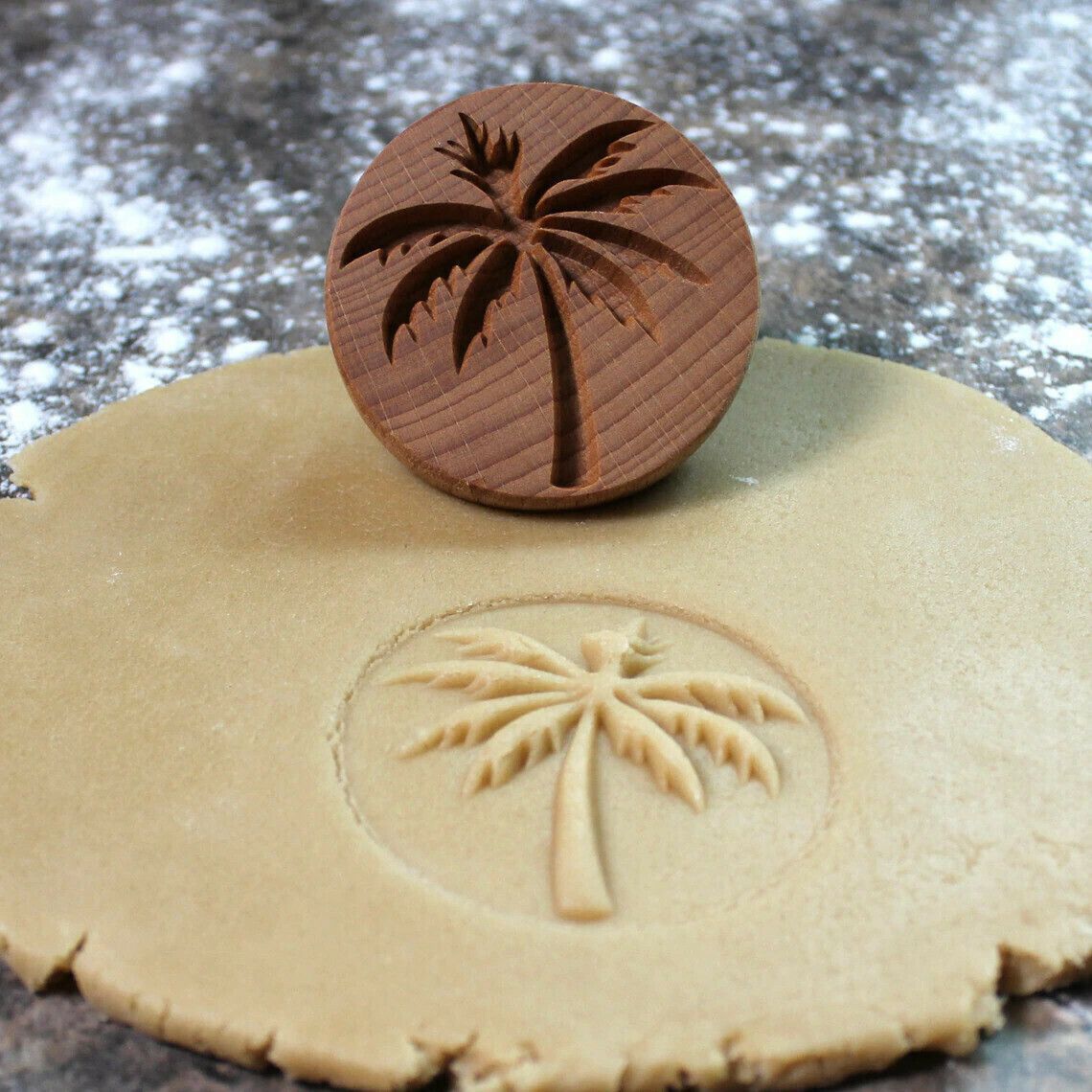 Premium Shortbread Mold - Beech Wood