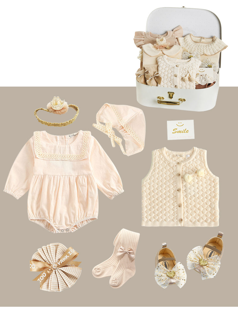 Baby Girl 8-Piece Cotton Set