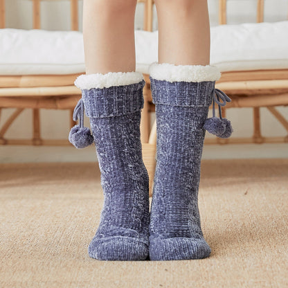 Winter Velvet Leg Warmer Socks