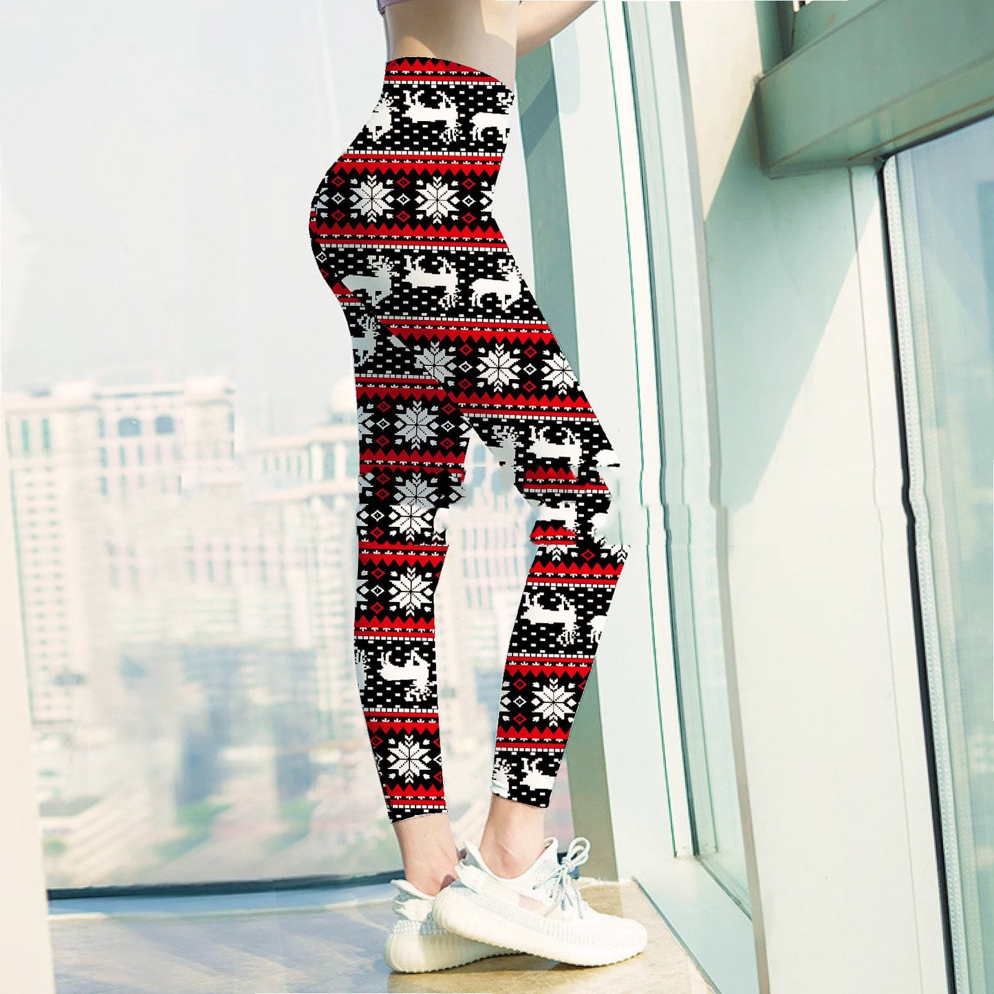 Personalized Christmas Leggings - Yoga Ready