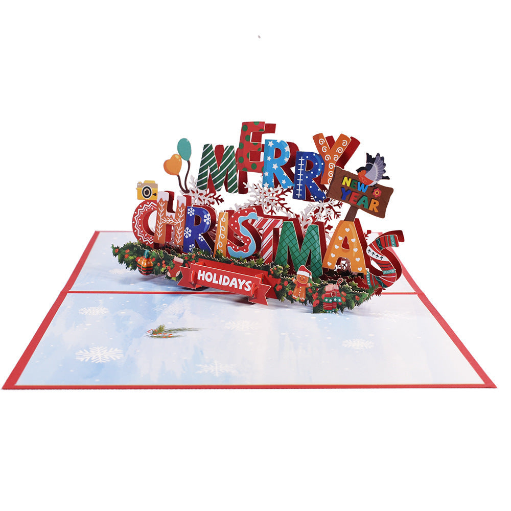 3D Stereoscopic Holiday Greeting Cards