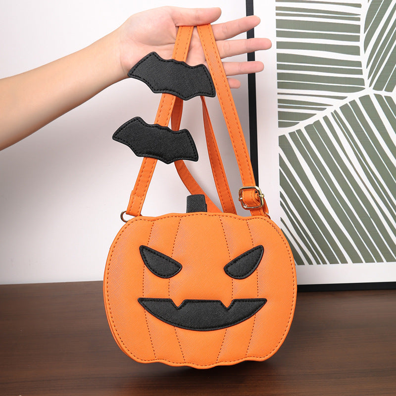 Funny Pumpkin Cartoon Shoulder Bag