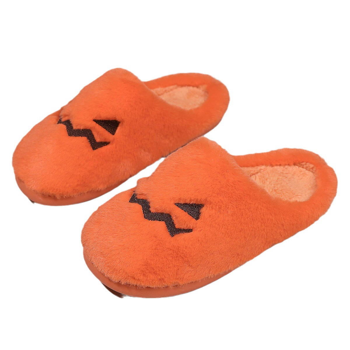 Luxury Pumpkin Cotton Slippers