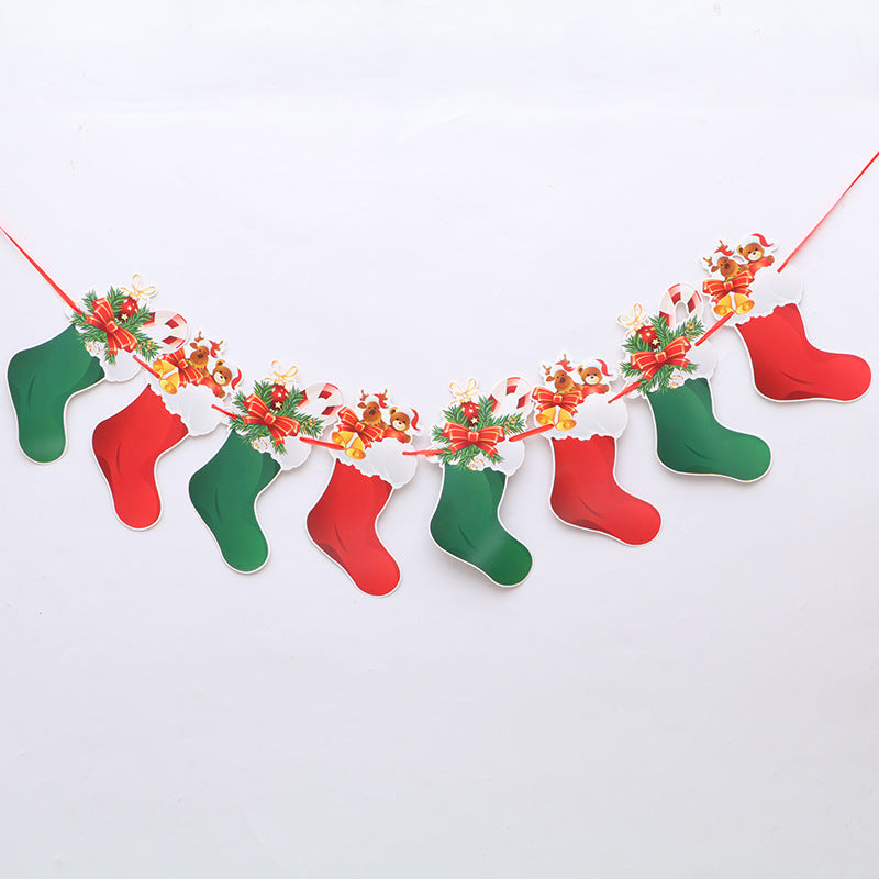 Christmas Hanging Flags Set