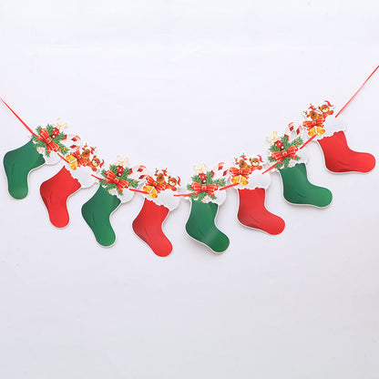 Christmas Hanging Flags Set