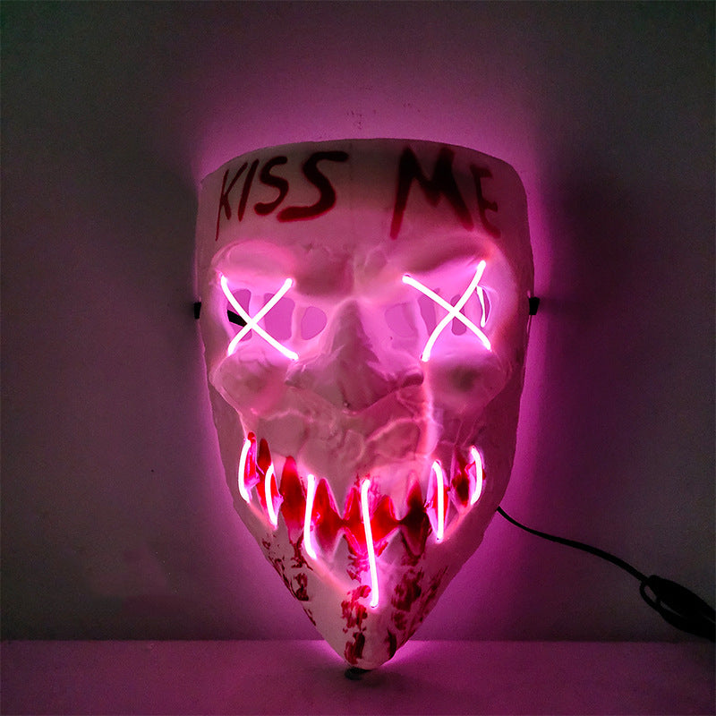 Halloween Horror Luminous Face Mask