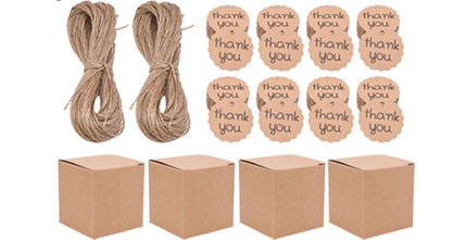 Elevator Candy Box Square - Thank You Design