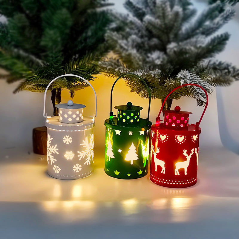 LED Christmas Lantern Candle Lights