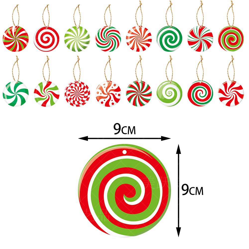 Candy Christmas Tree Ornaments Pack