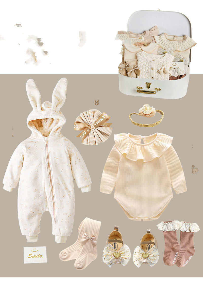 Baby Girl 8-Piece Cotton Set