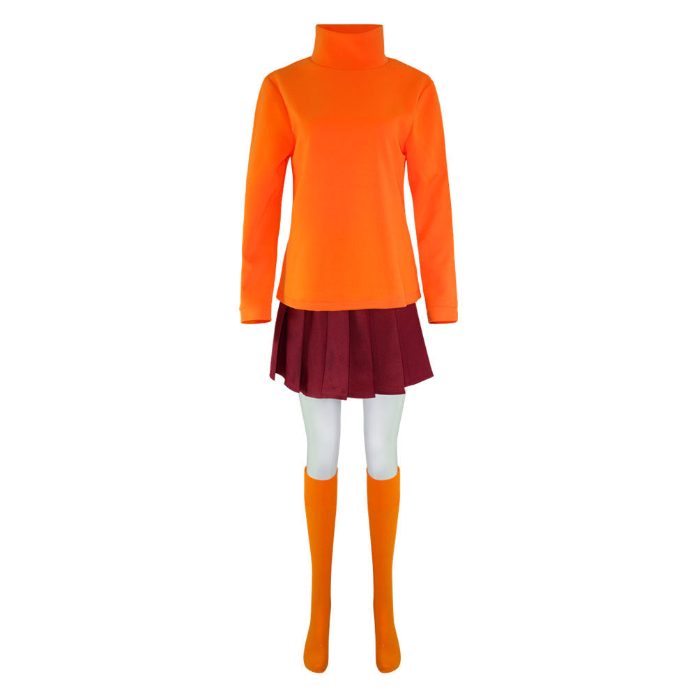 Halloween Velma Costume Set